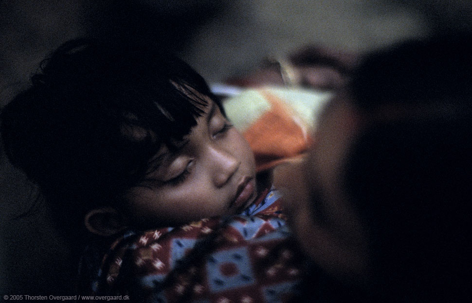 Sleeping Child in India