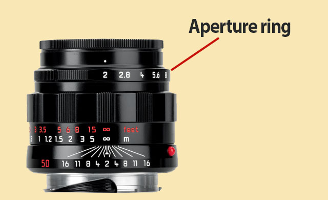 Leica M11 aperture ring - The leica 50mm APO-Summicron-M f/2.0 ASPH LHSA black paint limited edition
