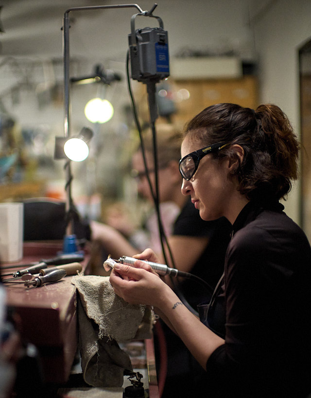 Jewelry workshop in New York. © Thorsten Overgaard. 