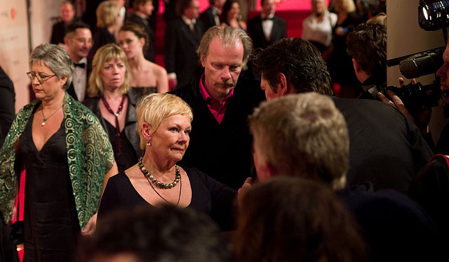 Lifetime Acchievement Award nominee Judi Dench arrives at European Film Awards at Forum on December 6, 2008 in Copenhagen, Denmark  (Photo by Thorsten Overgaard/WireImage)