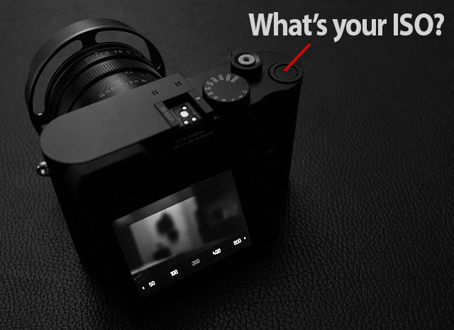 The only setting you have to keep an eye on: Each day should start with pressing the Fn button on top of the Leica Q3 43 APO so you can set the ISO on the screen. © Thorsten Overgaard. 