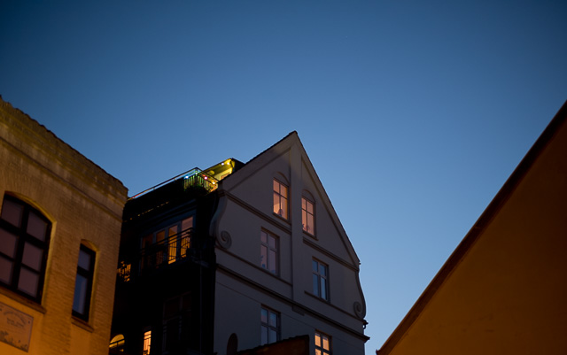 Summer night at 10:30 PM outside the cinema in Denmark. The sun never really go down. Leica M10 with Leica 50mm Summilux-M ASPH f/1.4 Black Chrome. © Thorsten Overgaard.