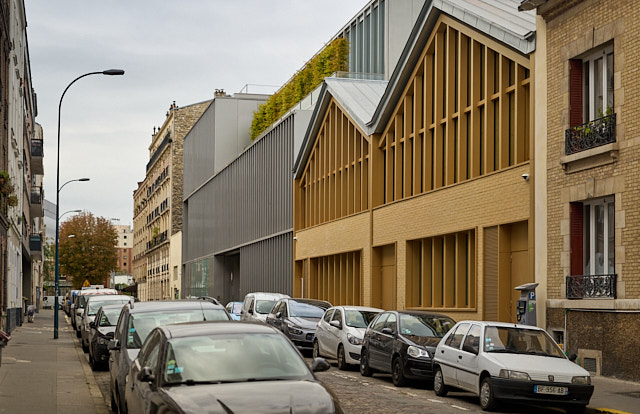 "Espace Jean-Louis Dumas" is another discrete building with Hermes workshop in the same area. Leica M10-R Black Paint with Leica 50mm APO-Summicron-M ASPH f/2.0. © Thorsten Overgaard. 