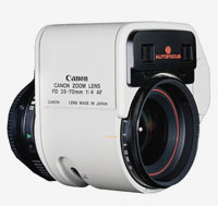 In May 1981 Canon introduced their first autofocus lens, the
FD 35-70mm f/4 AF