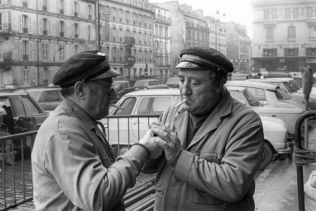 David Turnley has been photographing for many years, all over the world, but here is one of his photographs from Paris in 1975. David Turnley is a winner of the Pulitzer Prize, two World Press Photos of the Year, and the Robert Capa Award for Courage.