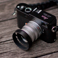 Ventilated Lens Shade for Adventurers made for E39 Leica lenses.