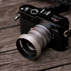 Ventilated Lens Shade for Adventurers made for E39 Leica lenses.