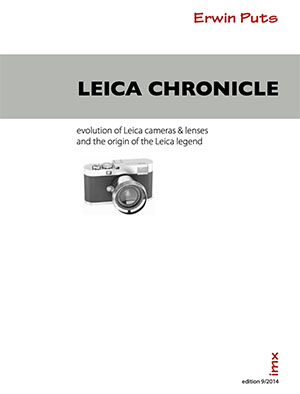 Erwin Puts:
"Leica Chronicle"