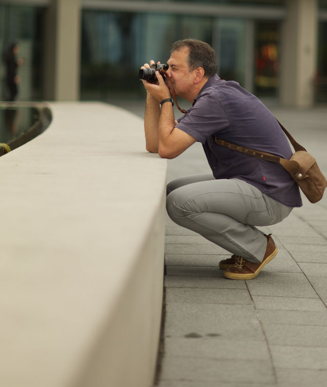 Ian Woodroofe at the Singapore Workshop. Photo by Kieth Sheridan 