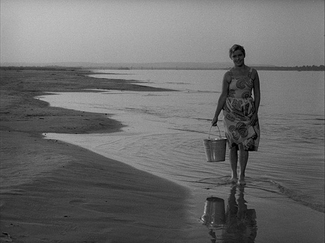 Ivan's Childhood (1962, cinematography by Vadim Yusov, directed by Andrei Tarkovsky (and Eduard Abalov).