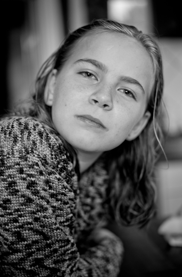 My daughter Robin Isabella in Denmark. The black and white JPG from the Leica M 240 with Leica 50mm APO-Summicron-M ASPH f/2.0. © 2015 Thorsten Overgaard. 