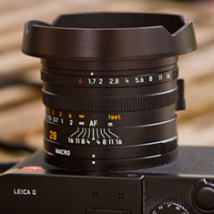 Ventilated Lens Shade 
for Adventurers made for the
Leica Q, Leica Q2 and Leica Q3