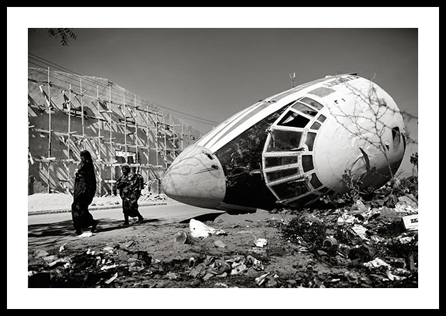 One of the Jan Grarup photographs from Somalia, a reportage fully initiated and sponsored by himself.   
