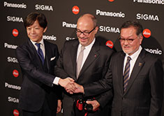 Kazuto Yamaki (Sigma), Andreas Kaufmann (Leica) and Junichiro Kitagawa (Panasonic)
