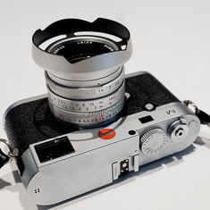 Leica 35mm f/1.4 FLE Ventilated Lens Shade for Adventurers SILVER