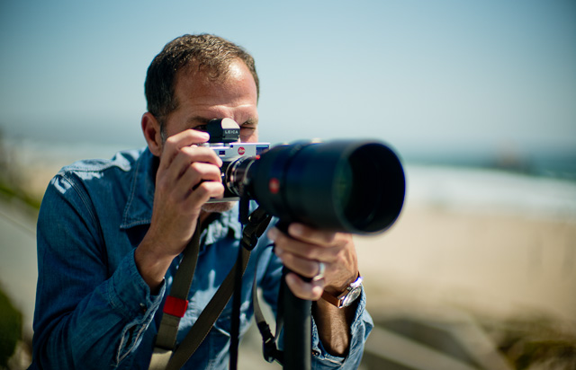 Bringing out the big guns. Here it is Matt Jacobson with the Leica 180mm Summicron-R APO f/2.0 on the Leica M 240. 