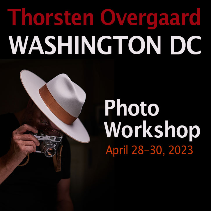 Washington DC Photo Workshop with Thorsten Overgaard, April 28-30, 2023 