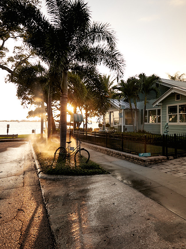 The street outside the studio and gallery in Clearwater. Leica D-Lux 7. © Thorsten Overgaard. 