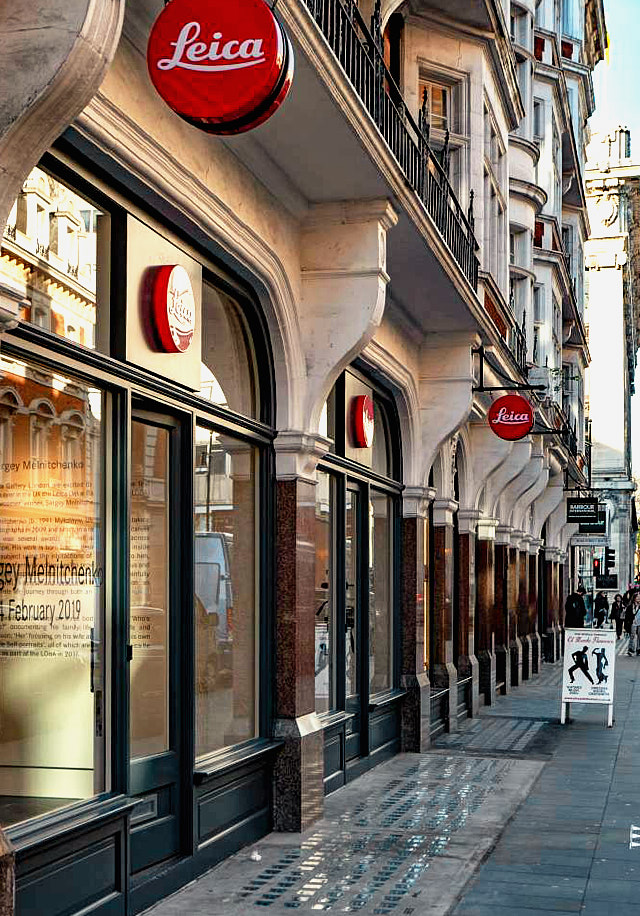 Leica Store London in 64-66 Duke Street in Mayfair, London.