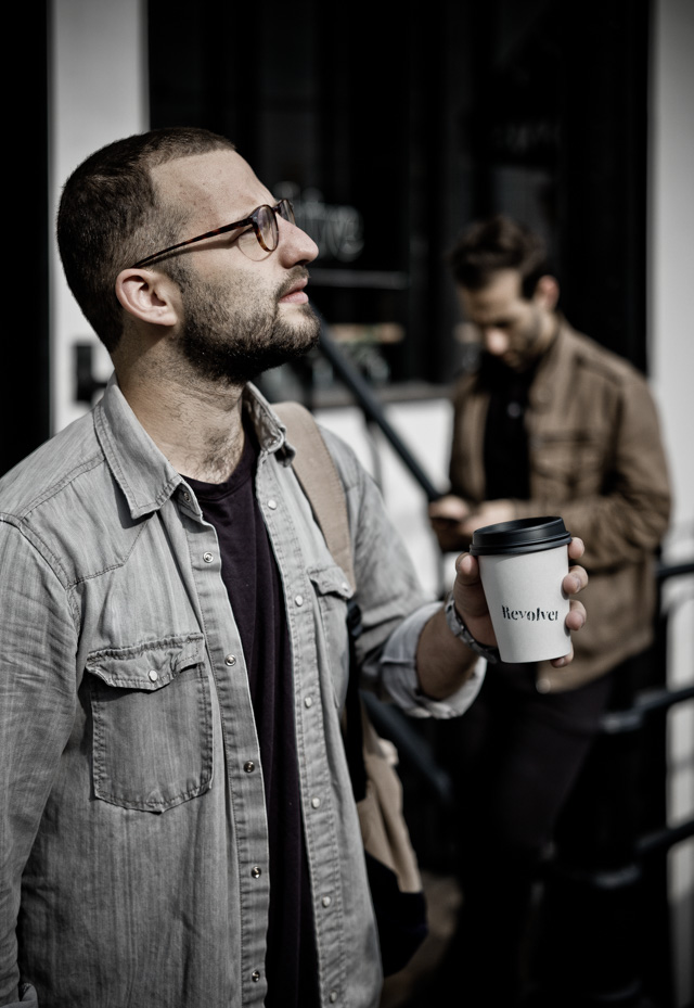 Outside the Revolver Coffee in Vancouver, Canada. Leica M-D 262 with Leica 50mm APO-Summicron-M ASPH f/2.0. © 2016 Thorsten Overgaard.