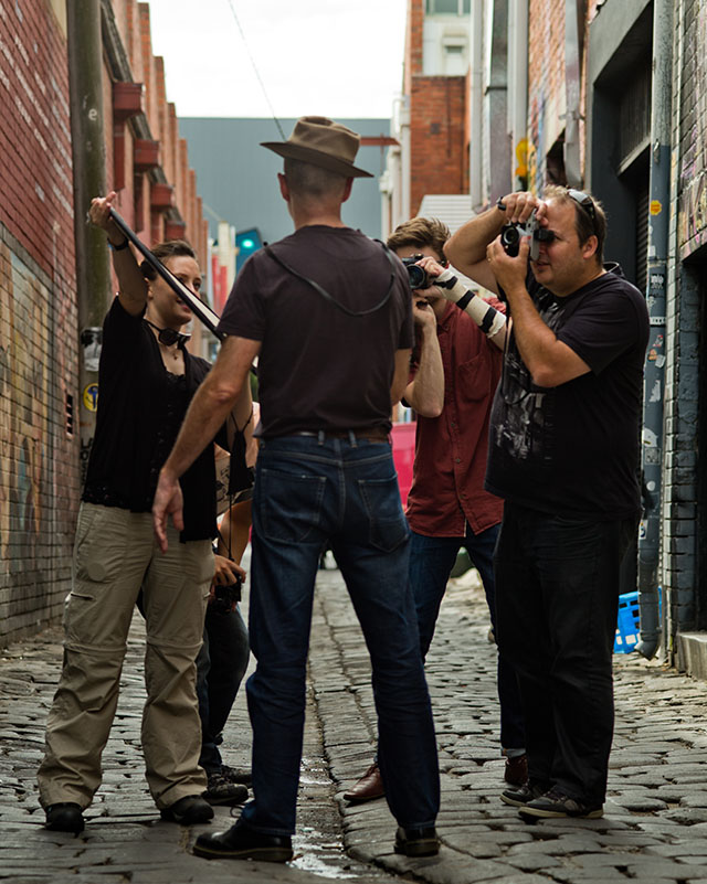 Doing portraits in Melbourne. © Thorsten Overgaard.