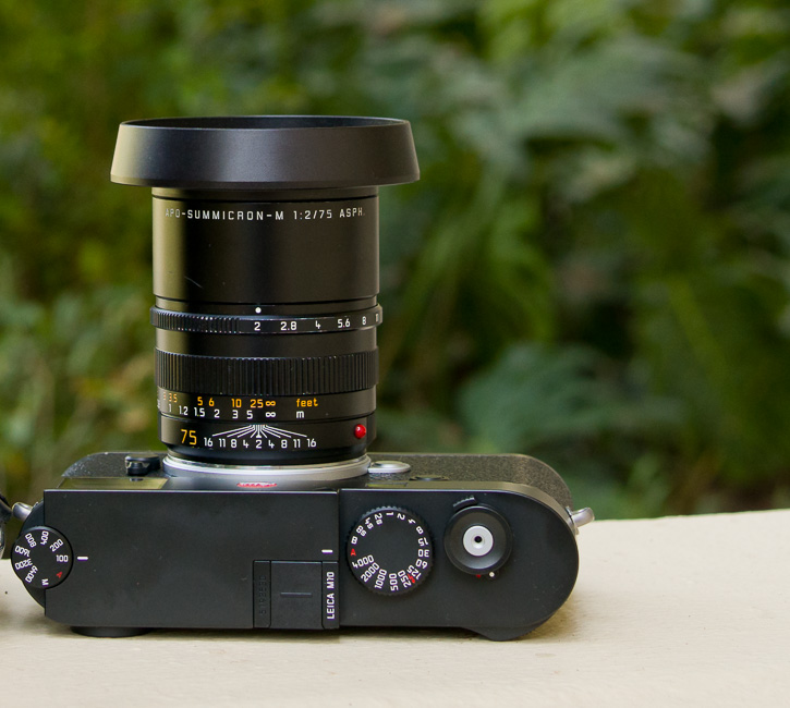 E49 ventilated shade for the Leica 75mm APO-Summicron-M ASPH f/2.0