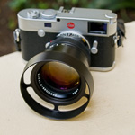 #E60-7514 Black ventilated shade for Leica 75mm Summilux-M f/1.4