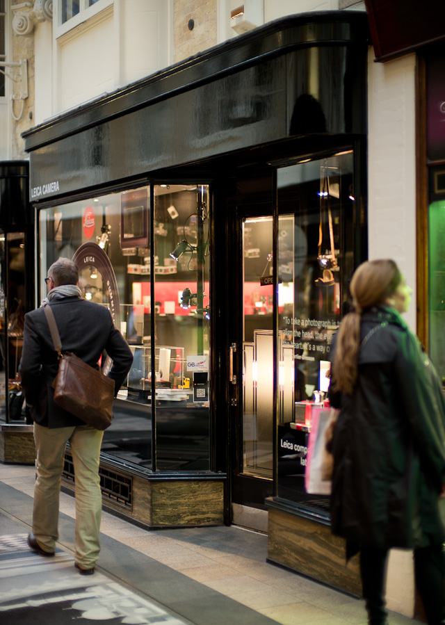 Leica Store in the Burlington Arcade, London