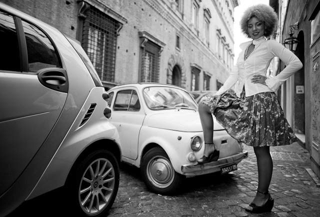 Fiat 500 and Joy Villa in Rome. Leica M 240 with Leica 21mm Summilux-M ASPH f/1.4. © 2013-2016 Thorsten Overgaard. 