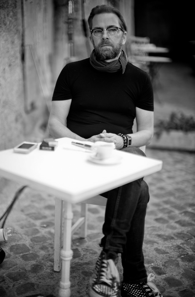 Thorsten von Overgaard on set of A Life With Leica in Rome