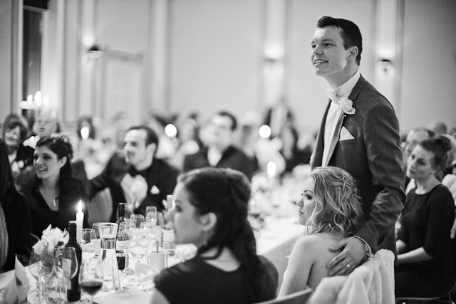 Lots of entertainment and speakers for the 150 guests at the wedding of Gregory and Malou.