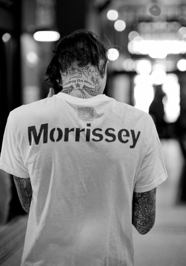 A Morrisey fan, at the ACE Hotel, 29th and Broadway, New York City. Leica M 240 with Leica 50mm Noctilux-M ASPH f/0.95