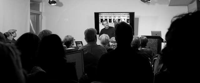 Thorsten von Overgaard giving a talk on the "Art of Street Photography" for a packed house at BH Photo in new Yor and 1,000+ online viewers (the talk is stil available online on the FB page of BH Event Space).