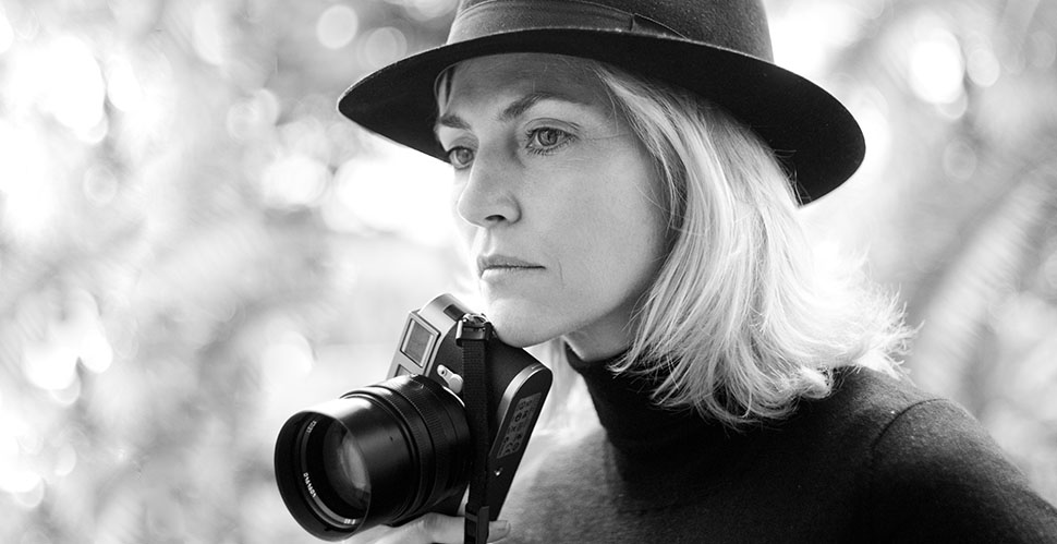 Anja Hammächer in my workshop in Palermo, Italy. © Thorsten Overgaard. 