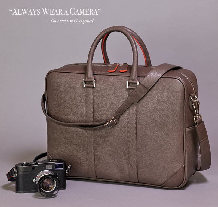 Thorsten von Overgaard Gallery Store - The 'Hemingway' Messenger Bag for  Storytellers 'Always Wear a Camera