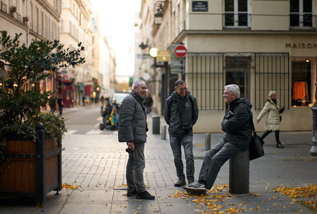 Enrique from Potugal in company of his friends from Belgium and UK on the "Walk with Me". Leica SL2 with Leica 50mm Noctilux-M ASPH f/0.95. © Thorsten Overgaard. 