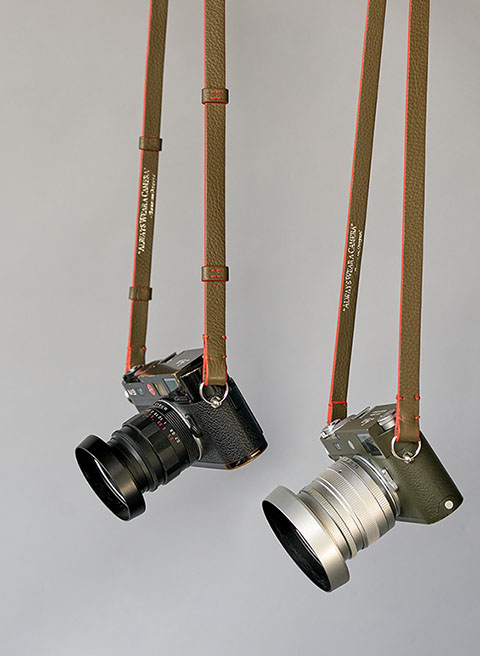 The difference between the "Concorde" (left) and the "Yosemite" strap is the decorative tabs.