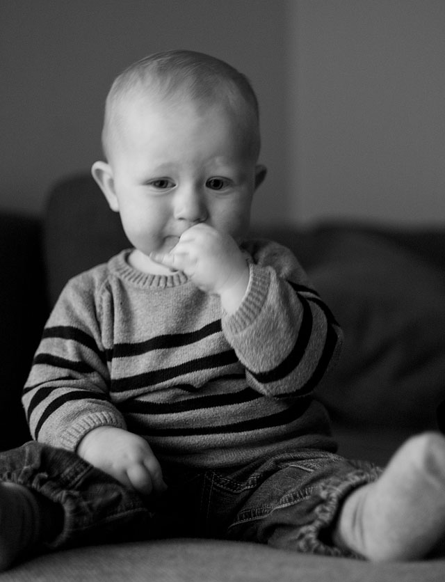 Kids are fast and there may not be much light. But if you keep focused you will catch the moments that are worth it all. You can tell on the motion blur of the arm how slow the shutter speed is on this one. Leica M9 with Leica 50mm Summicron-M f/2.0 (II).