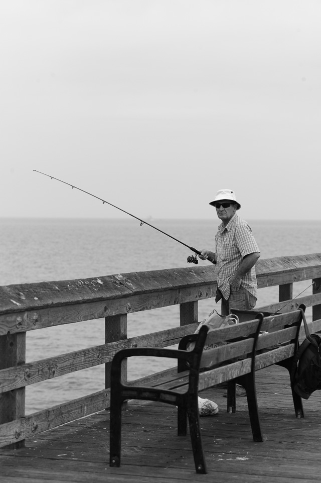 Fishing from the Pier.Leica M9 with Leica 90mm APO-Summicron-M f/2.0.© Thorsten Overgaard. 
