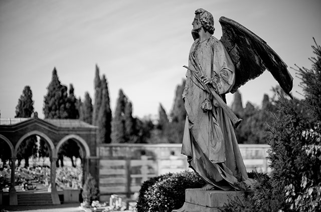 San Michele cemetery island, Venice by Thorsten Overgaard. 