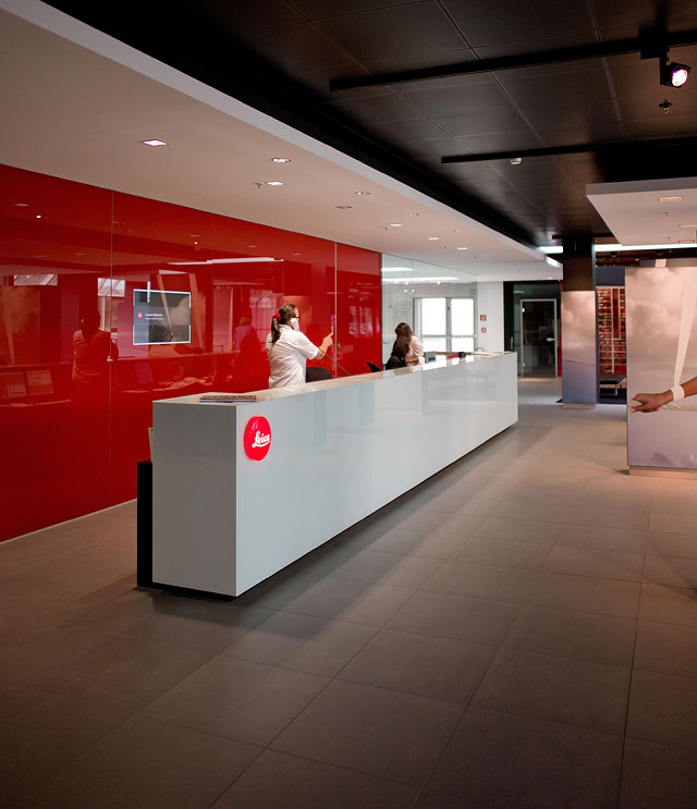 The "old" Leica Camera AG factory display a newly renovated reception area with a flagship store, meeting facilities and the Leica Gallery Solms. © thorsten Overgaard