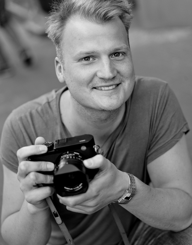 Leica Q designer Vincent Laine with the first Leica Q. © Thorsten Overgaard. 