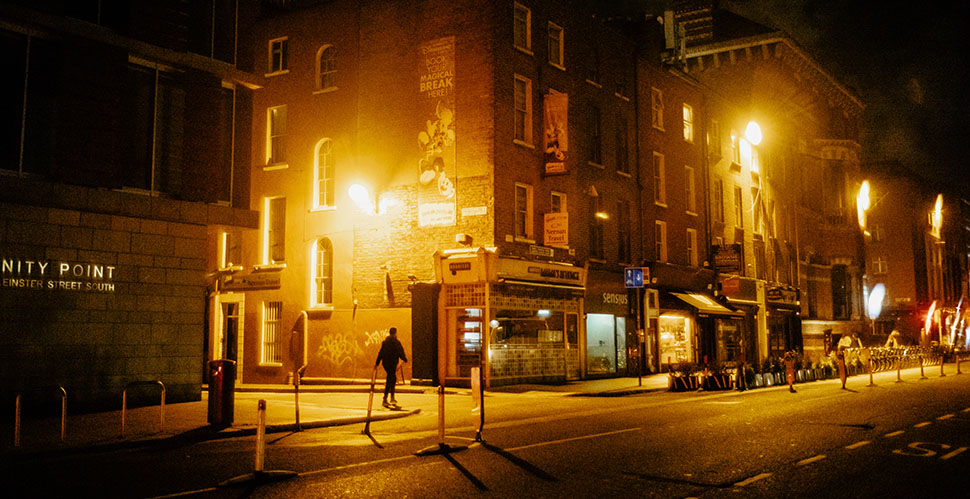 Dublin by night. Leica M10-R with Leica 35mm Summilux f/1.4 Steel Rim. © Milan Swolfs.