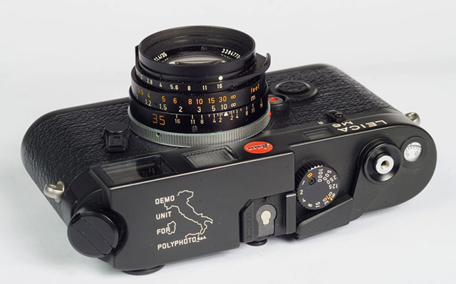 The Leica M6 Classic "Demo Unit for Polyphoto A.p.A." 1995. 