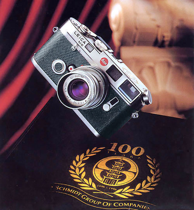 Leica M6 Classic in platinum, "Scmidt Group 100 Years).
