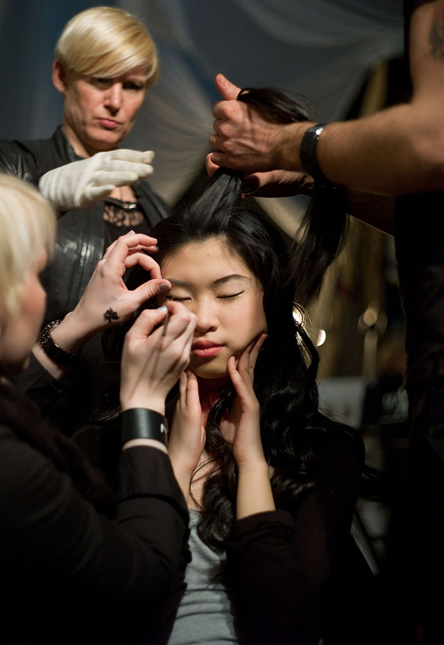 Leica M9 test photos - Copenhagen Fashion Week backstage