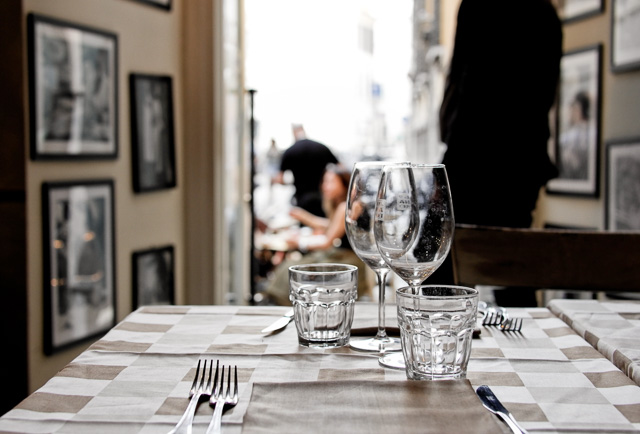 Restaurant Coco in Rome. Leica TL2 with Leica 35mm Summilux-TL ASPH f/1.4. © Thorsten Overgaard.