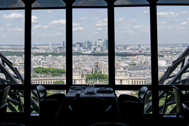 Restaurant Le Jules Verne in the Eiffel Tower in Paris. Leica TL2 with Leica 35mm Summilux-TL ASPH f/1.4. © 2017 Thorsten Overgaard.