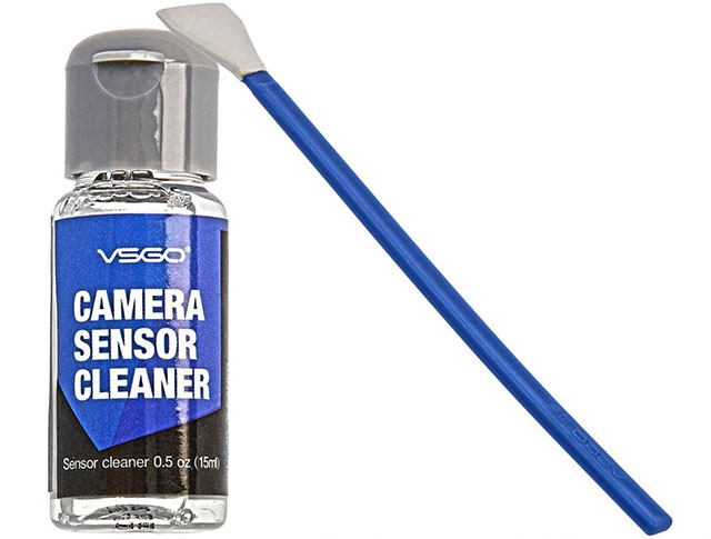 APS-C sensor cleaning kit, $15 kit from Amazon.