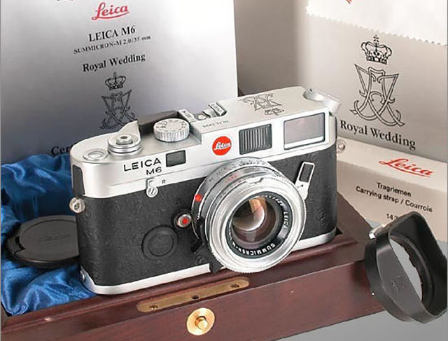 Leica M6 Royal Danish Wedding model 1995. 